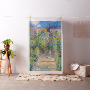 Claude Monet - Konstnärens Garden vid Vetheuil Tyg
