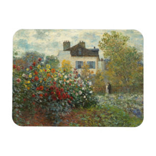 Claude Monet konstnärens trädgård i Argenteui Magnet
