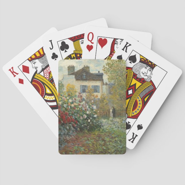Claude Monet | konstnärens trädgård i Argenteuil Kortlek (Baksidan)