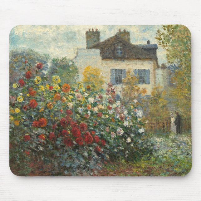 Claude Monet | konstnärens trädgård i Argenteuil Musmatta (Framsidan)