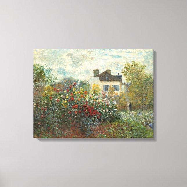 Claude Monet | Konstnärens trädgård i Argentina Canvastryck (Framsida)