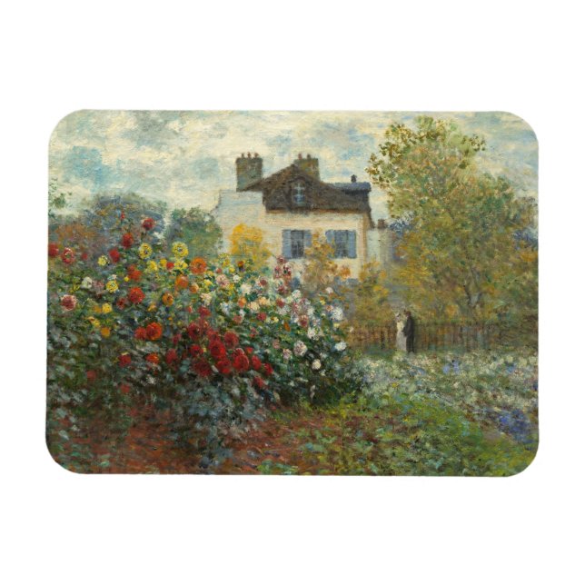 Claude Monet | Konstnärens trädgård i Argentina Magnet (Horisontell)