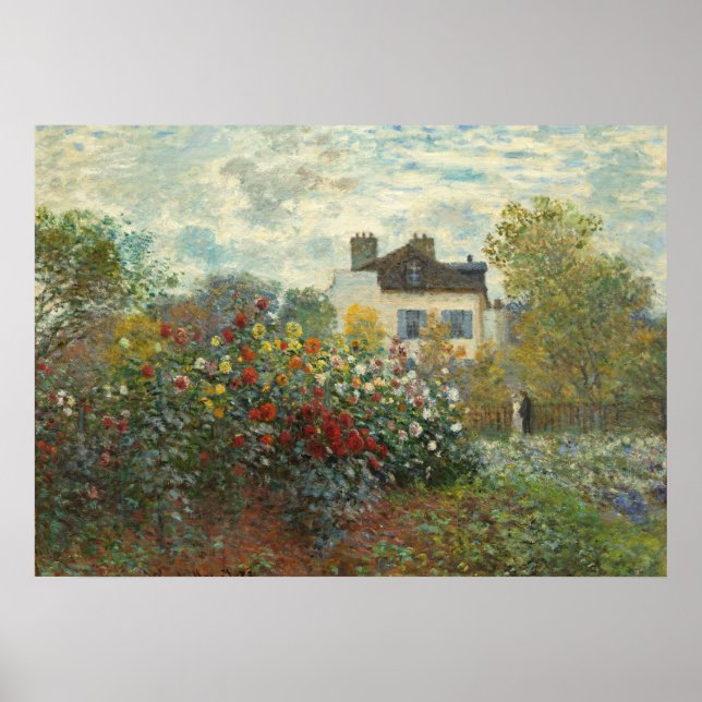 Claude Monet | Konstnärens trädgård i Argentina Poster (Framsidan)