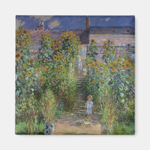 Claude Monet konstnärens trädgård på Vetheui Magnet