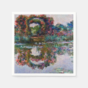 Claude Monet - Konstnärer Garden at Giverny Pappersservett