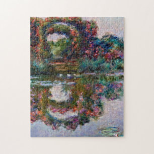 Claude Monet - konstnärer Garden på Giverny Pussel