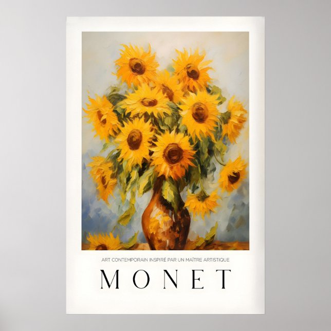 Claude Monet konsttryck Poster (Framsidan)