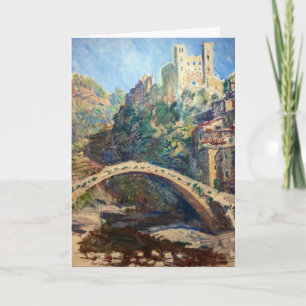 Claude Monet-konstverk - Castle of Dolceacqua Kort