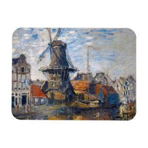 Claude Monet - Kvarn, Amsterdam Magnet