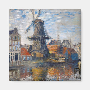 Claude Monet - Kvarn, Amsterdam Magnet
