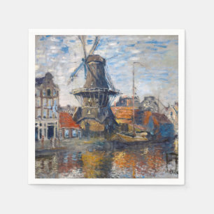 Claude Monet - Kvarn, Amsterdam Pappersservett