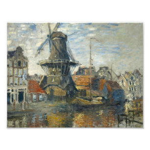 Claude Monet - Kvarn om Onbekende Fototryck