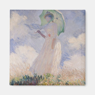 Claude Monet kvinna med den vända ett slags Magnet
