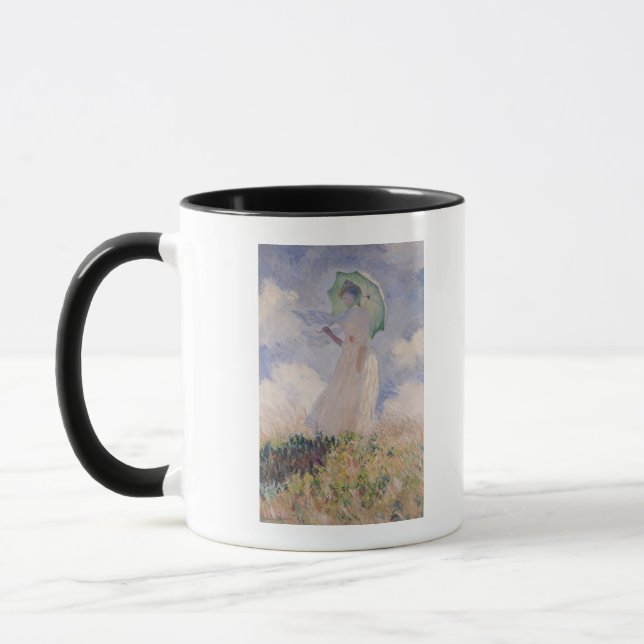 Claude Monet | kvinna med den vända ett slags Mugg (Vänster)