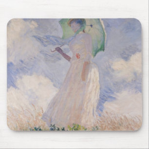 Claude Monet kvinna med den vända ett slags Musmatta
