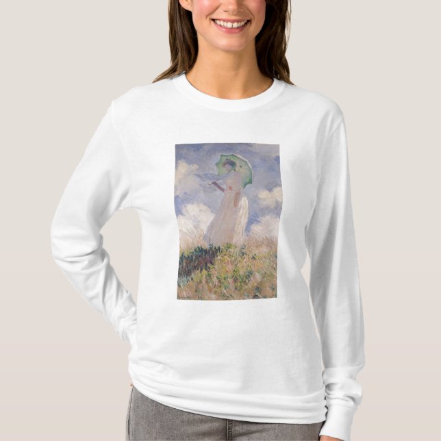 Claude Monet | kvinna med den vända ett slags Tee (Framsida)