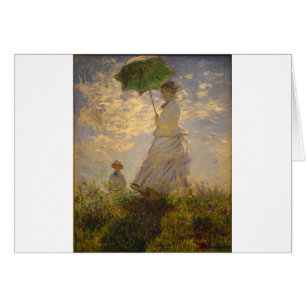 Claude Monet: Kvinna med en ett slags solskydd, Hälsningskort