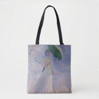Claude Monet | kvinna med en ett slags solskydd