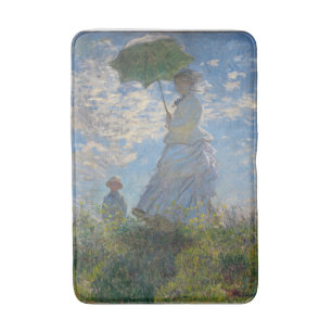 Claude Monet Kvinna med parasoll Konstverk Badrumsmatta