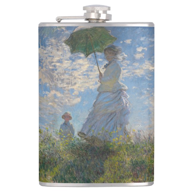 Claude Monet Kvinna med parasoll Konstverk Fickplunta (Framsidan)
