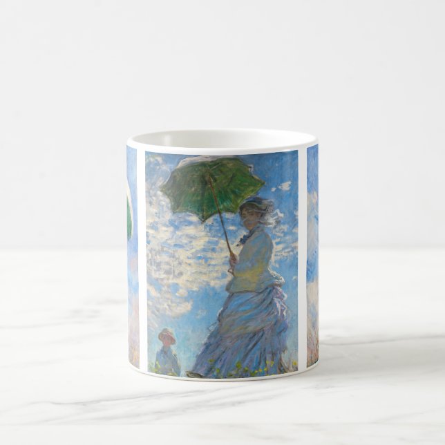 Claude Monet - Kvinna med Parasolserie Kaffemugg (Center)