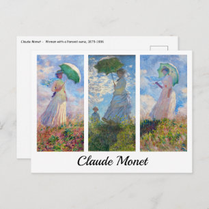 Claude Monet - Kvinna med Parasolserie Vykort