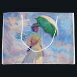 Claude Monet - Kvinna med Parasolvänd höger<br><div class="desc">Studie av en utomhus i Figur,  även känd som Woman med en parasol/paraplyvänd höger. Claude Monet 1886.</div>