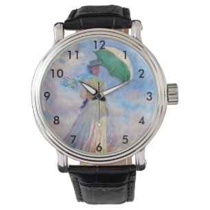 Claude Monet - Kvinna med Parasolvänd höger Armbandsur