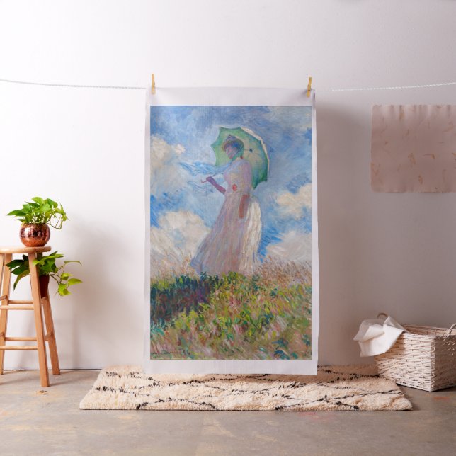 Claude Monet - Kvinna med parasolvänd lämnat Tyg (In Situ)