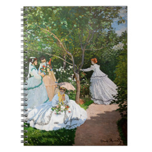 Claude Monet - Kvinnor i trädgården Anteckningsbok