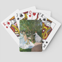 Claude Monet - Kvinnor i trädgården Casinokort