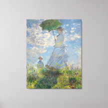 Claude Monet: Kvinnor med Parasol Madame Monet 187