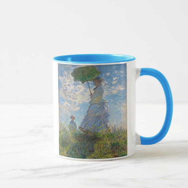 Claude Monet | Kvinnor med parasol Mugg (Höger)