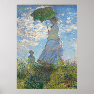 Claude Monet   Kvinnor med parasol Poster