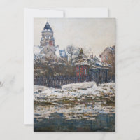 Claude Monet - Kyrkan i Vetheuil