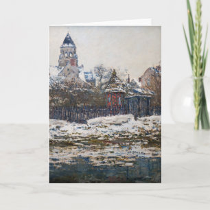 Claude Monet - kyrkan i Vetheuil Kort