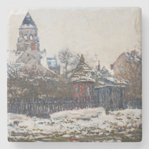 Claude Monet - kyrkan i Vetheuil Stenunderlägg
