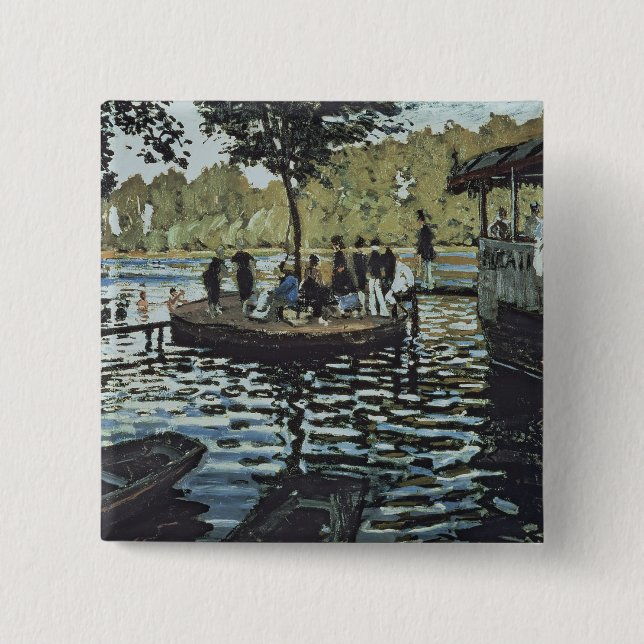 Claude Monet | La Grenouillere Knapp (Framsida)