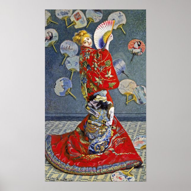 Claude Monet - La Japonaise Poster (Framsidan)