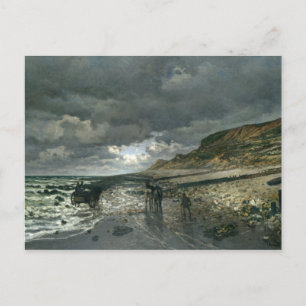 Claude Monet - La Pointe de la Hève vid Low Tide Vykort