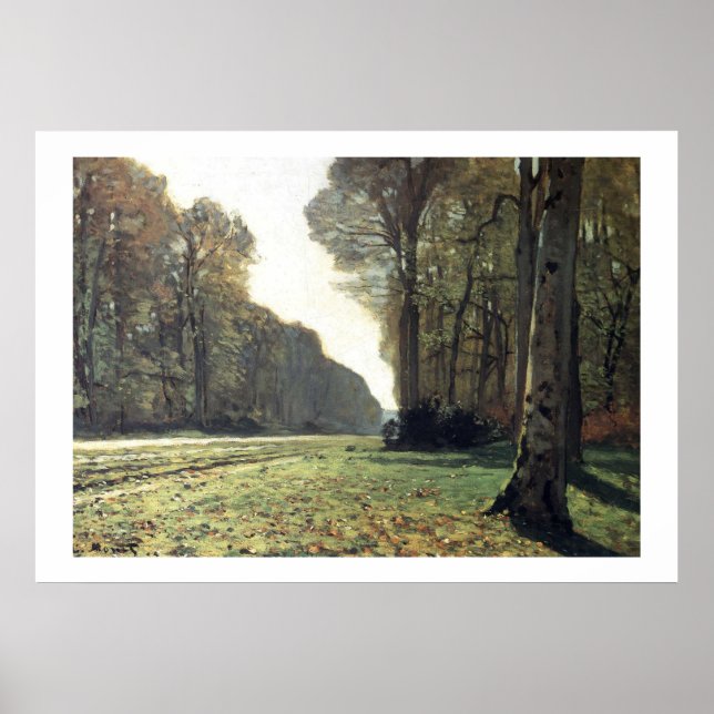 Claude Monet - La Route du Bas-Breau Poster (Framsidan)