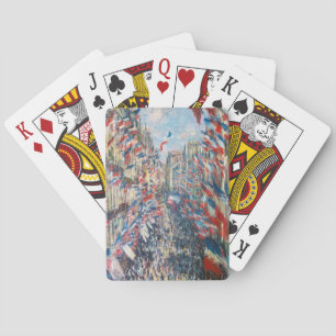 Claude Monet - La Rue Montorgueil - Paris Casinokort