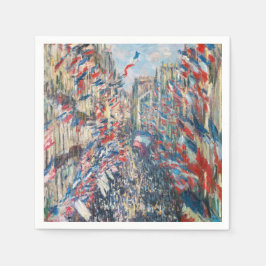 Claude Monet - La Rue Montorgueil - Paris Pappersservett