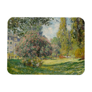 Claude Monet - Landskap: Parc Monceau Magnet