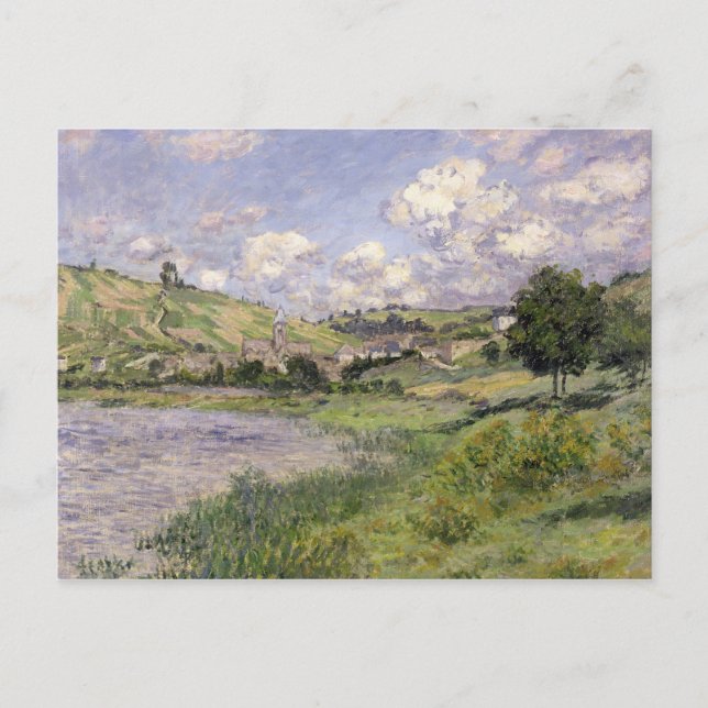 Claude Monet | landskap, Vetheuil, 1879 Vykort (Framsida)