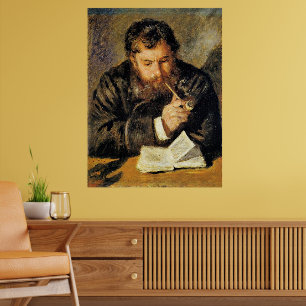 Claude Monet (Läsaren) av Renoir Poster