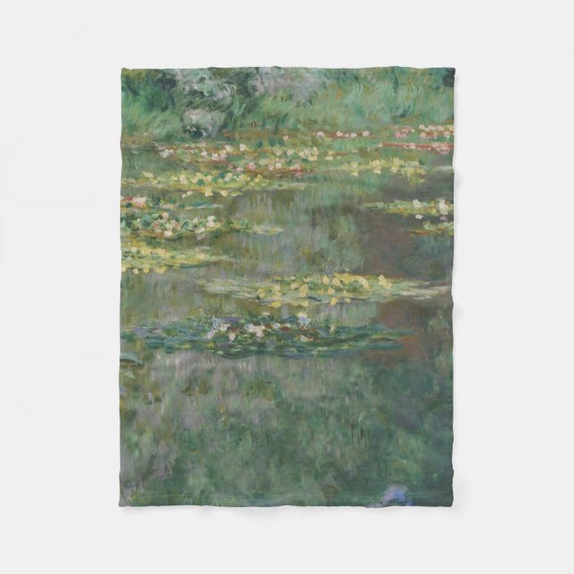 Claude Monet - Le Bassin des Nympheas Fleecefilt (Framsidan)