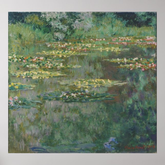 Claude Monet - Le Bassin des Nympheas Poster (Framsidan)