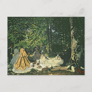 Claude Monet Le Dejeuner sur l'Herbe, 1865-1866 Vykort