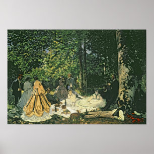 Claude Monet   Le Dejeuner surl'Herbe, 1865-1866 Poster